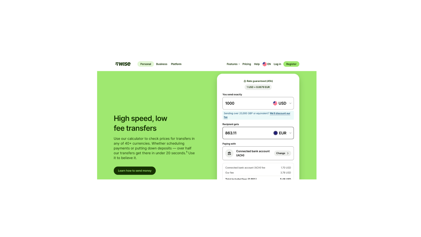 Wise mobile banking app CompareNow